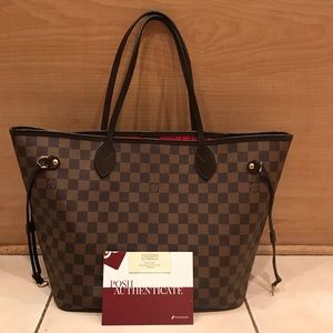Louis Vuitton MM monogram Brown Damier Tote Bag